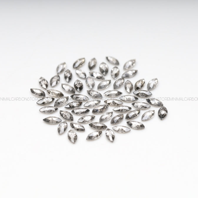 1 CT Salt And Pepper Marquise Cut Diamond