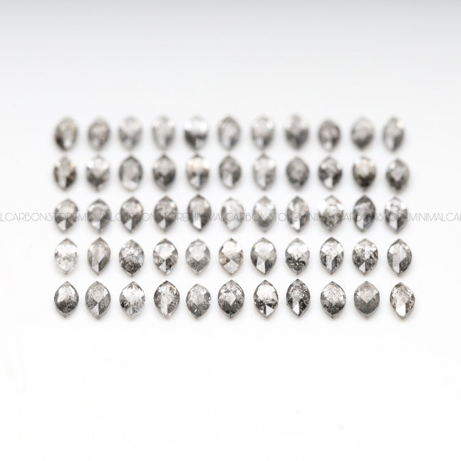 1 CT Salt And Pepper Marquise Cut Diamond
