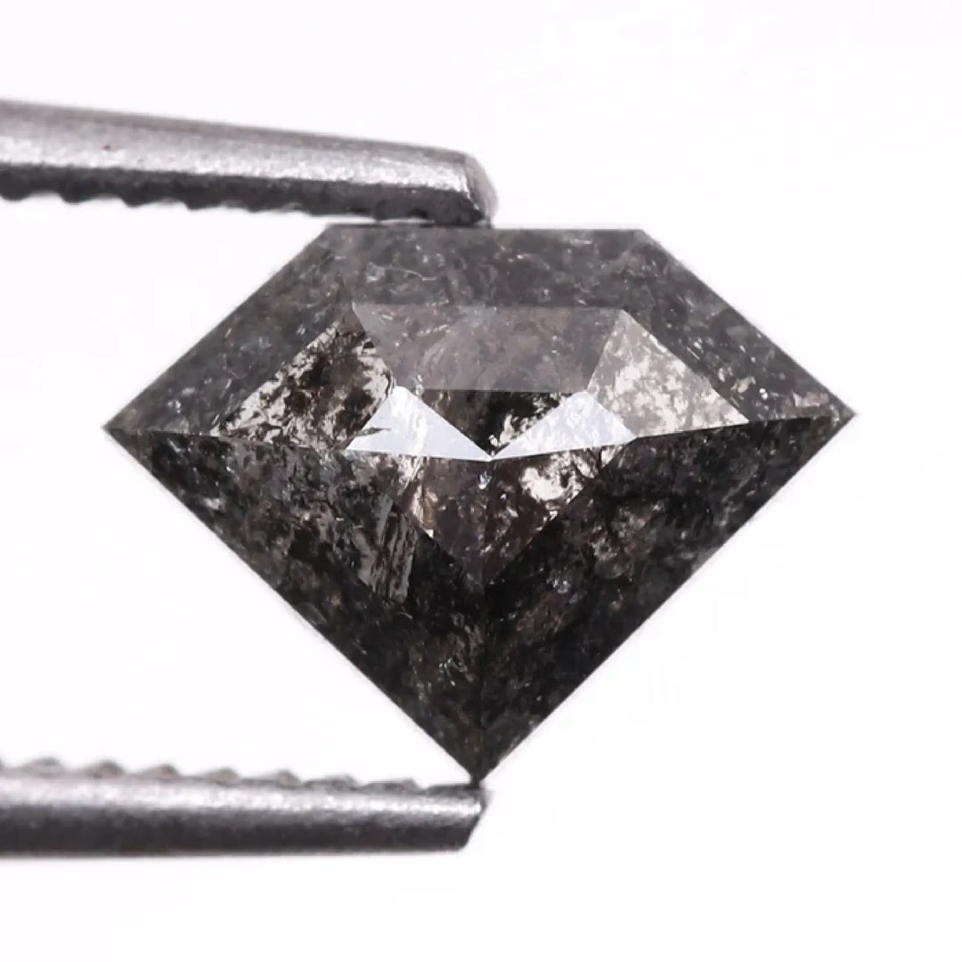 0.36 CT Salt And Pepper Pentagon Cut Diamond