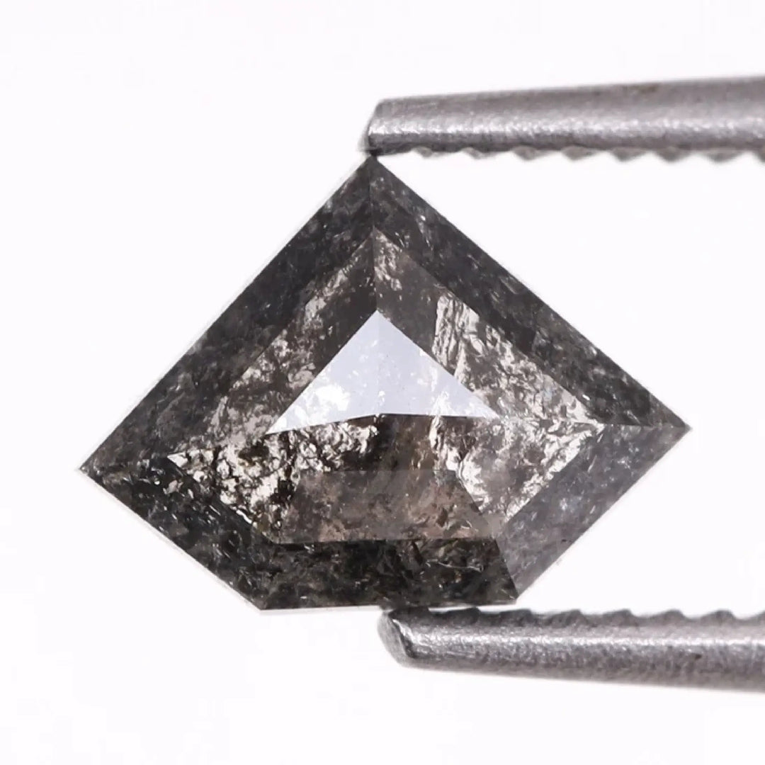 0.36 CT Salt And Pepper Pentagon Cut Diamond