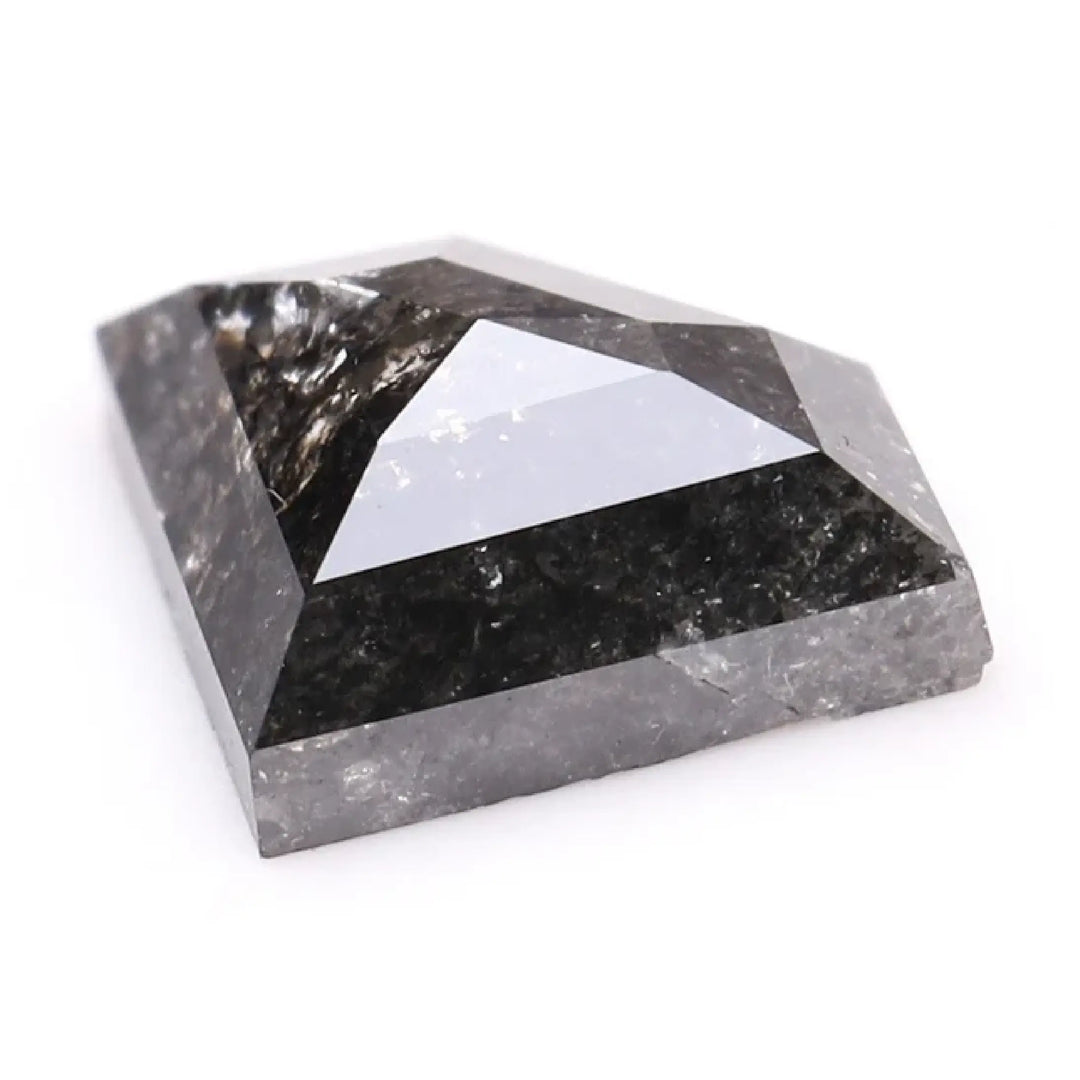 0.36 CT Salt And Pepper Pentagon Cut Diamond