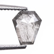 0.37 CT Salt and Pepper Coffin Cut Diamond