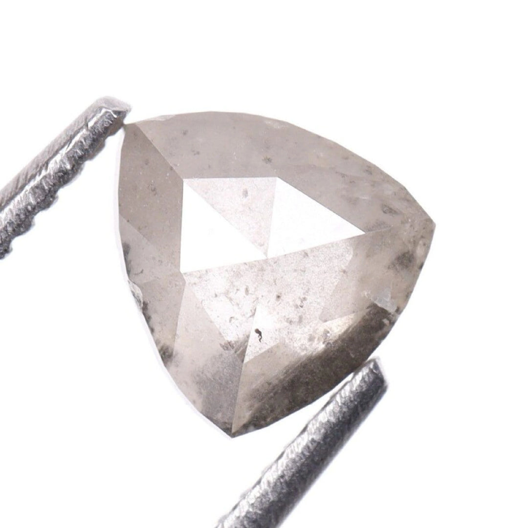 0.43 CT Salt and Pepper Trillion Cut Diamond