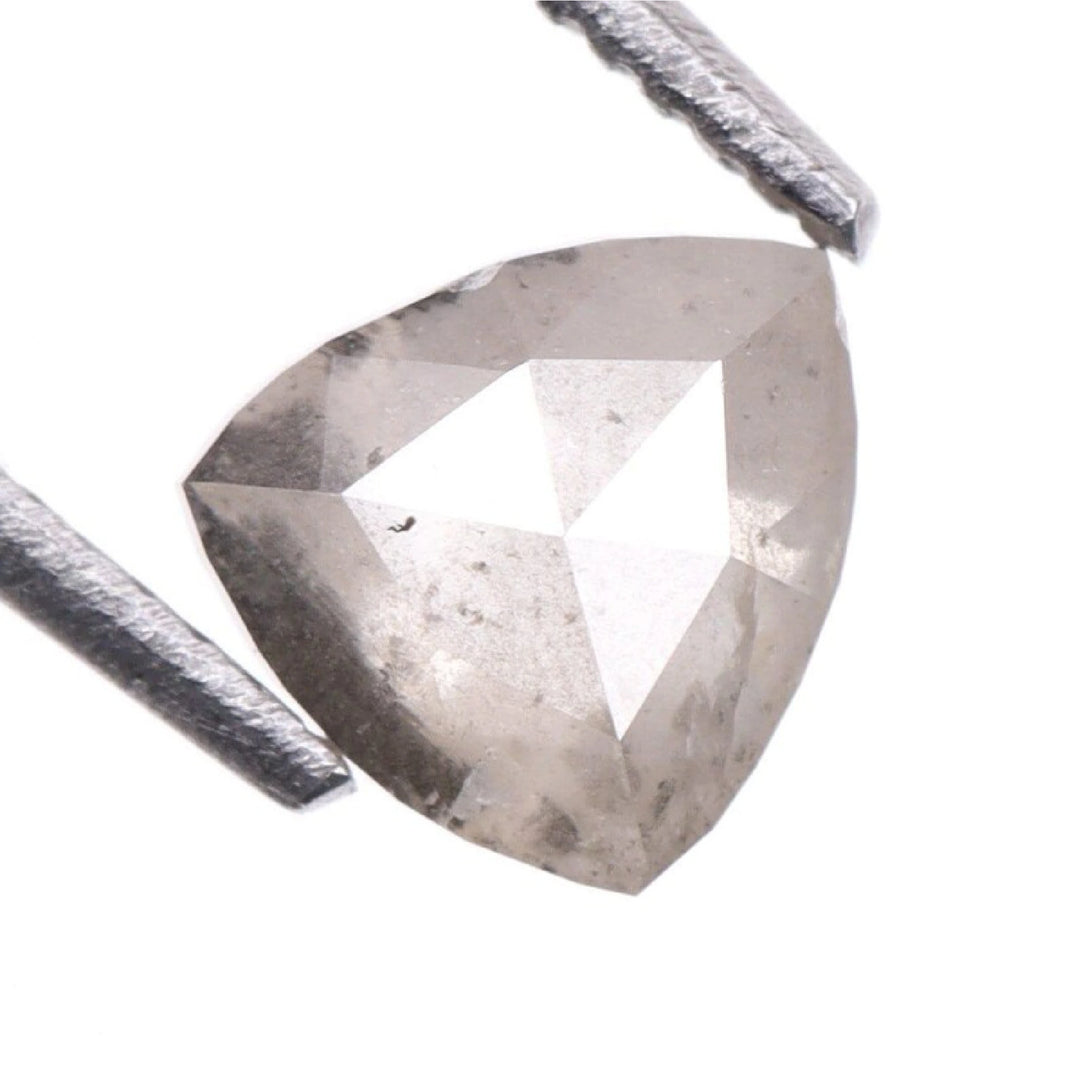 0.43 CT Salt and Pepper Trillion Cut Diamond