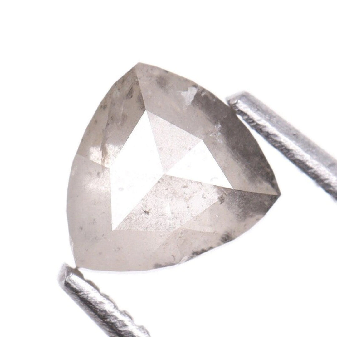 0.43 CT Salt and Pepper Trillion Cut Diamond