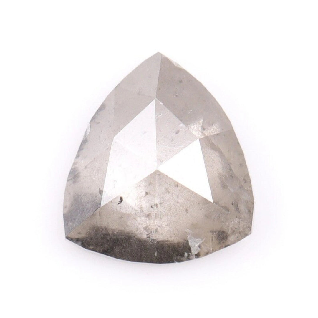 0.43 CT Salt and Pepper Trillion Cut Diamond