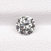 0.44 CT Round Brilliant Cut Salt and Pepper Diamond - Minimal Carbon