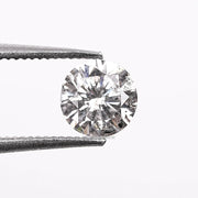 0.44 CT Round Brilliant Cut Salt and Pepper Diamond - Minimal Carbon