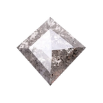 0.45 CT Kite Cut Natural Salt and Pepper Diamond - Minimal Carbon
