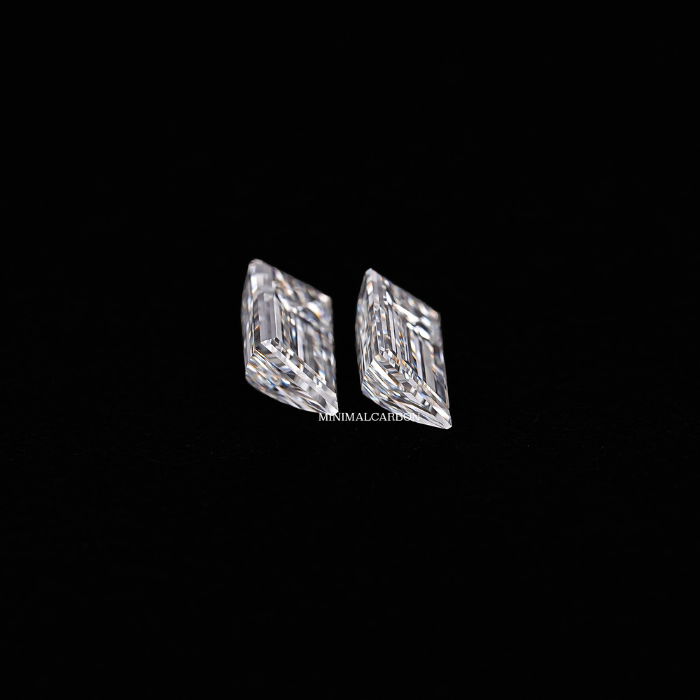 0.48 CT Trapezoid Cut Natural Loose Diamond Pair
