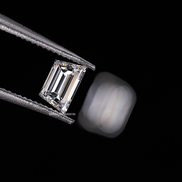 0.48 CT Trapezoid Cut Natural Loose Diamond Pair