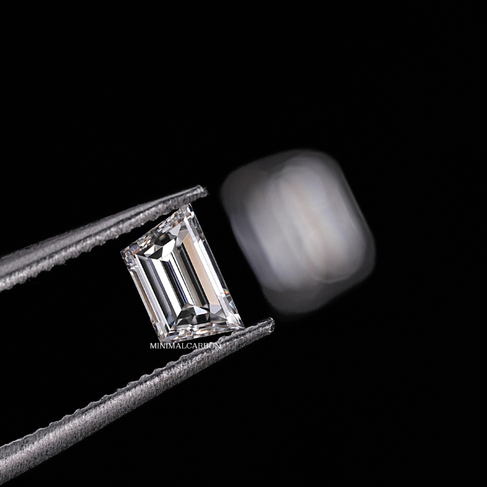 0.48 CT Trapezoid Cut Natural Loose Diamond Pair