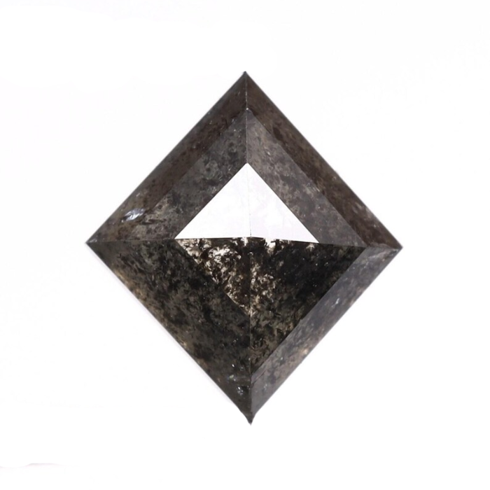 0.51 CT Kite Natural Loose Salt and Pepper Diamond - Minimal Carbon