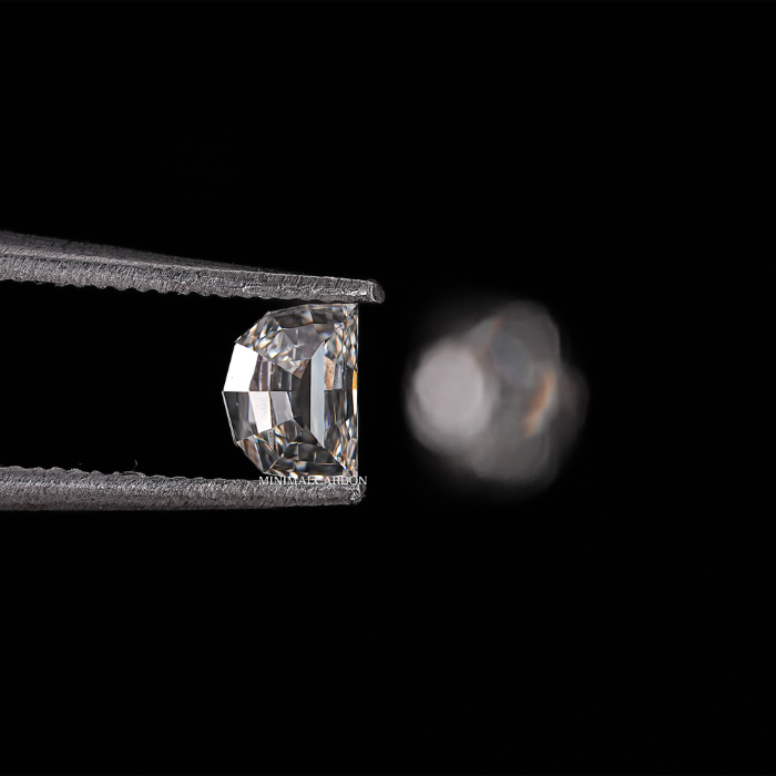 0.52 CT Half Moon Cut Matching Pair Natural Loose Diamond
