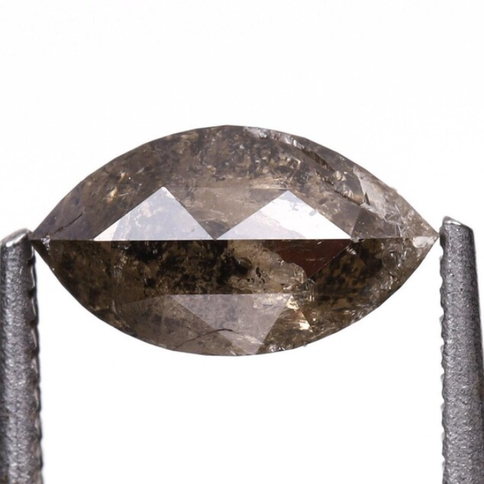Salt And Pepper Marquise Cut Diamond