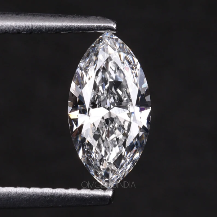 IGI certified marquise lab grown diamond