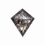 0.57 CT Salt and Pepper Kite Cut Diamond - Minimal Carbon