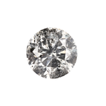 0.60 CT Round Brilliant Cut Salt and Pepper Diamond - Minimal Carbon