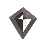 0.61 CT Kite Cut Salt And Pepper Earth Mined Diamond - Minimal Carbon