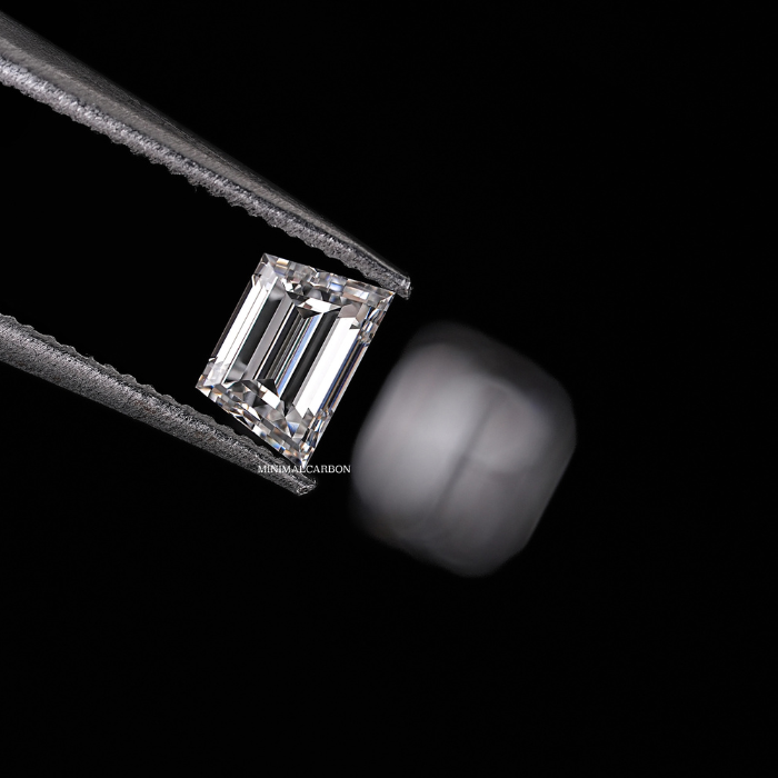 0.62 CT Trapezoid Cut Natural Loose Diamond Pair