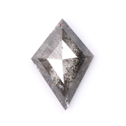 0.64 CT Salt And Pepper Kite Cut Natural Diamond - Minimal Carbon