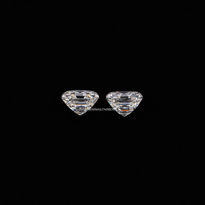 0.66 CT Octagon Cut Natural Loose Matching Pair Diamond