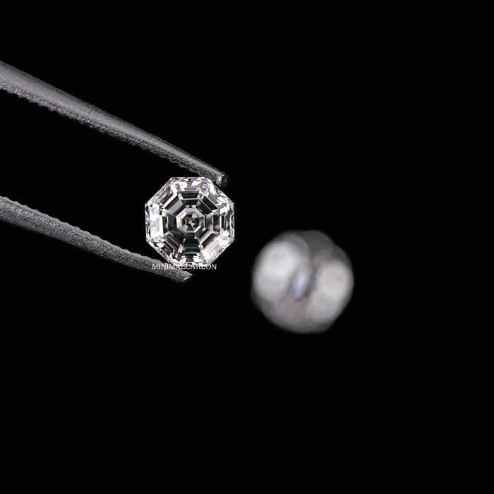 0.66 CT Octagon Cut Natural Loose Matching Pair Diamond