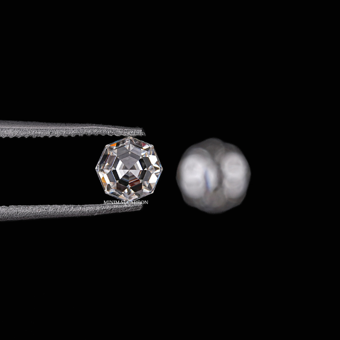 0.66 CT Octagon Cut Natural Loose Matching Pair Diamond