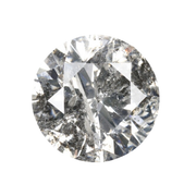 Round Brilliant Cut Salt and Pepper Diamond