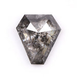 0.73 CT Salt and Pepper Coffin Cut Diamond | TheMinimalCarbon