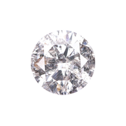 0.73 CT Round Brilliant Cut Salt and Pepper Diamond - Minimal Carbon