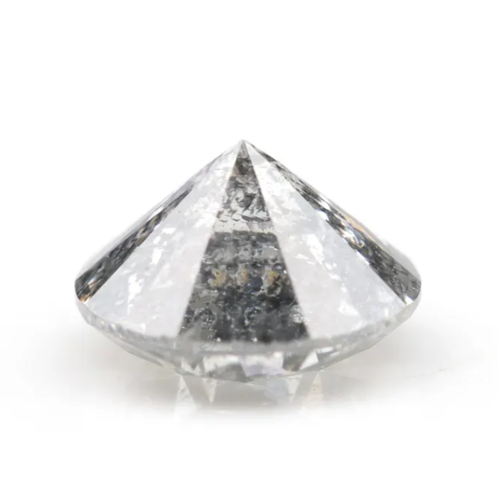 Salt And Pepper Round Brilliant Cut Diamond