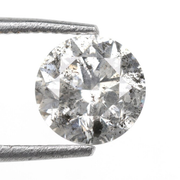 Round Brilliant Cut Salt And Pepper Diamond