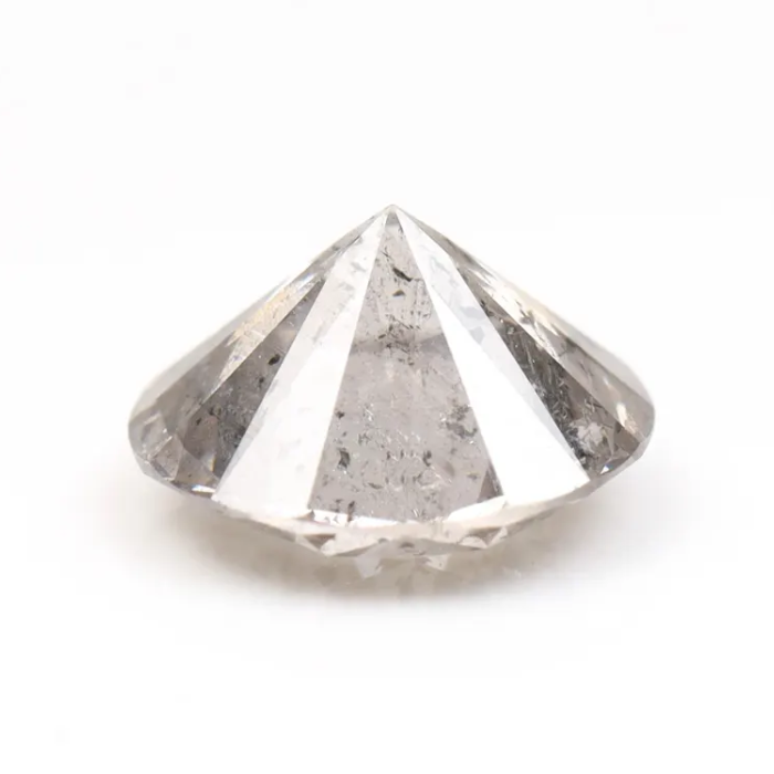 Round Brilliant Cut Salt And Pepper Diamond