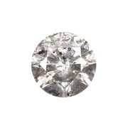 0.76 CT Round Brilliant Cut Salt and Pepper Diamond - Minimal Carbon