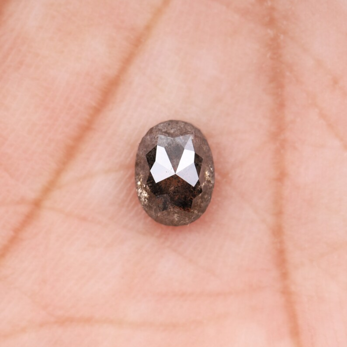 0.77 CT Oval Cut Natural Earth Mined Full Cut Diamond