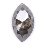 salt and pepper marquise cut diamond