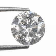 Round Brilliant Cut Salt And Pepper Diamond