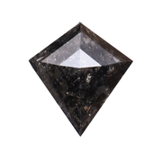 0.80 CT Natural Kite Cut Loose Salt and Pepper Diamond - Minimal Carbon