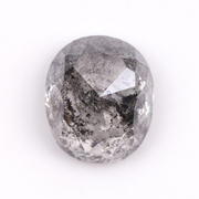 0.83 CT Oval Cut Natural Loose Salt And Pepper Diamond