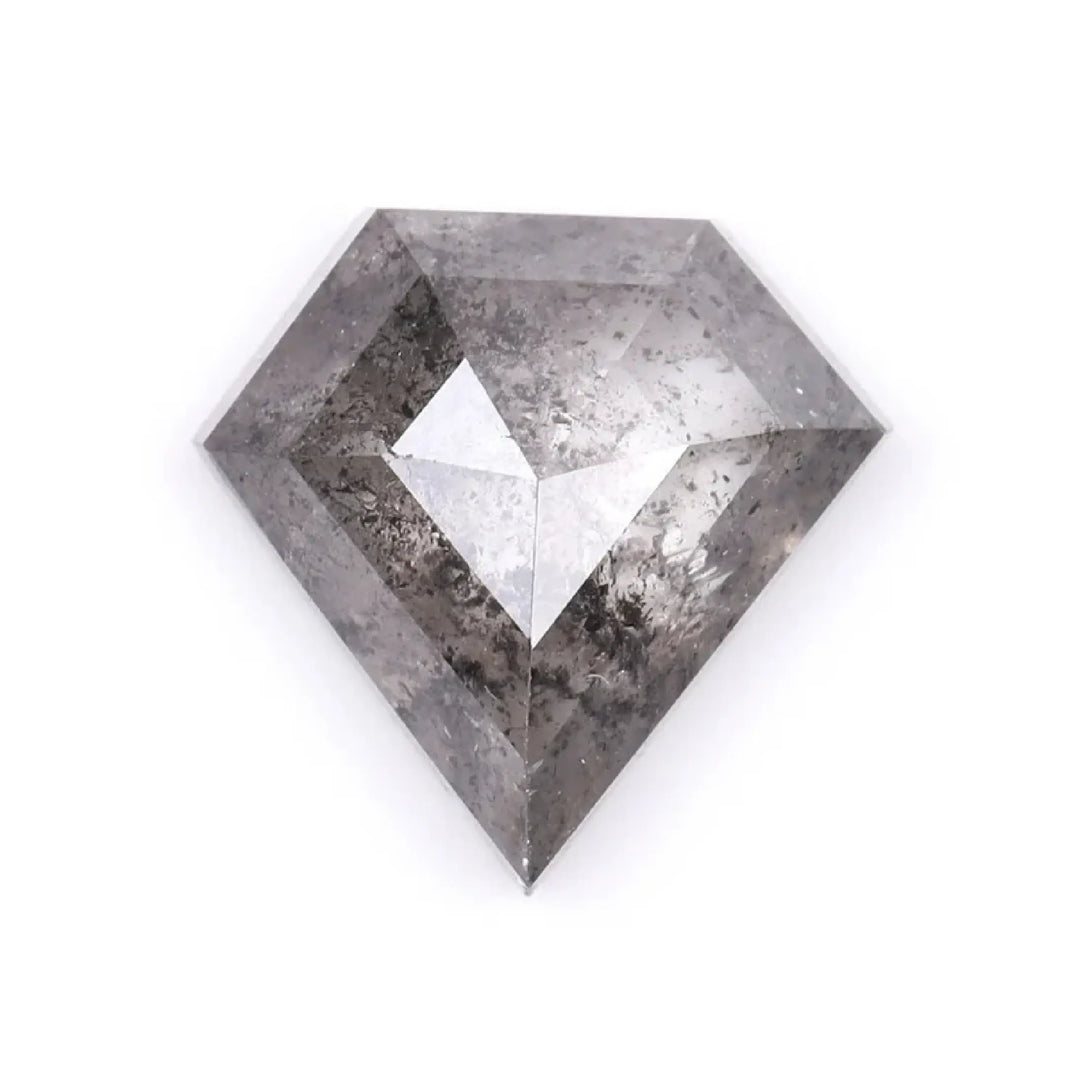 0.84 CT Salt And Pepper Pentagon Cut Diamond