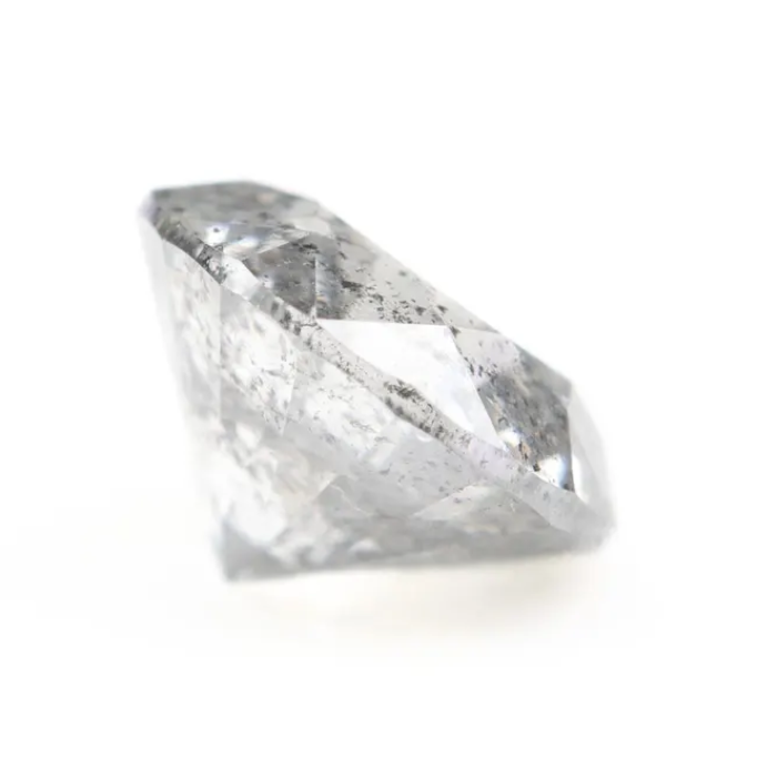 Salt And Pepper Diamond Round Brilliant Cut Diamond