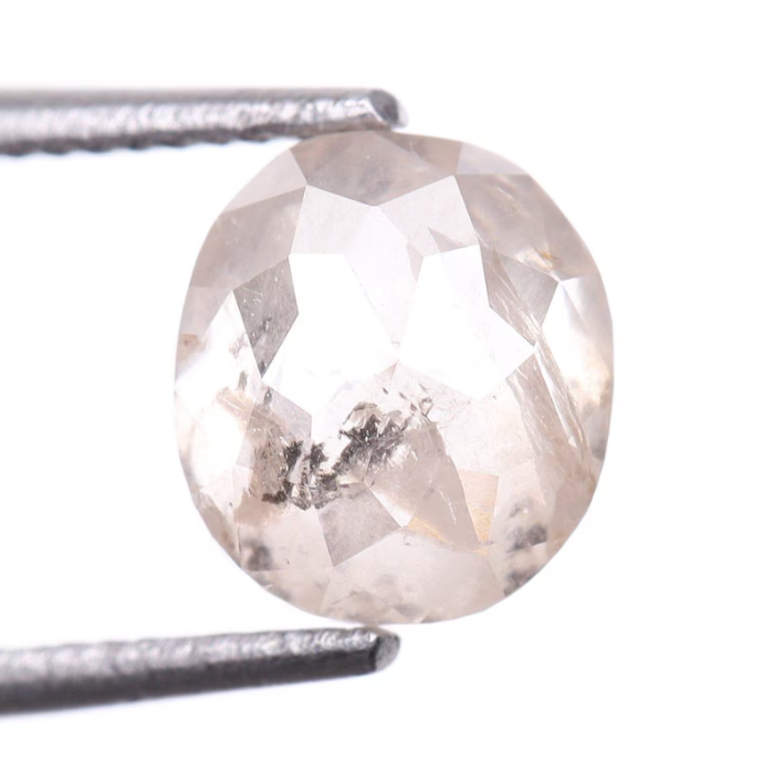 0.94 CT Oval Cut Natural Fancy Full Cut Diamond