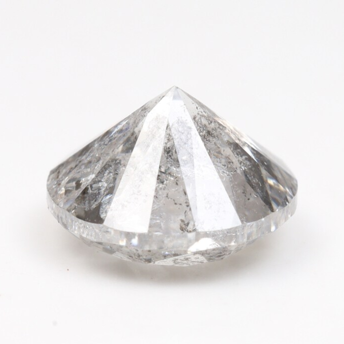 Salt And Pepper Diamond Round Brilliant Cut Diamond