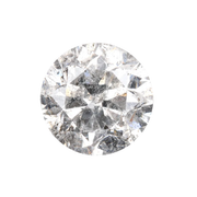 0.95 CT Round Brilliant Cut Salt and Pepper Diamond - Minimal Carbon