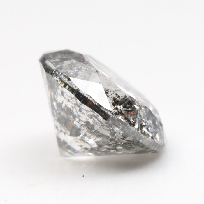 Salt And Pepper Diamond Round Brilliant Cut Diamond