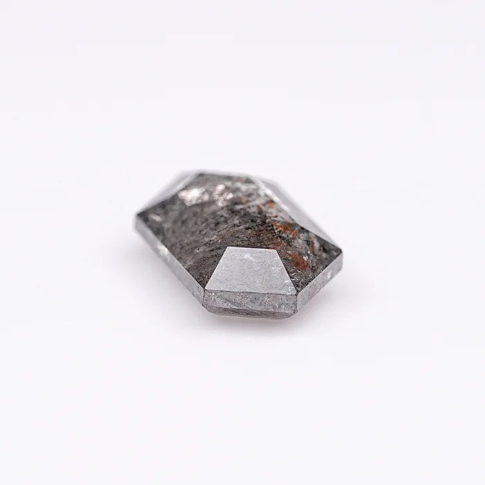 0.99 CT, Salt & Pepper Hexagon Cut Diamond Loose