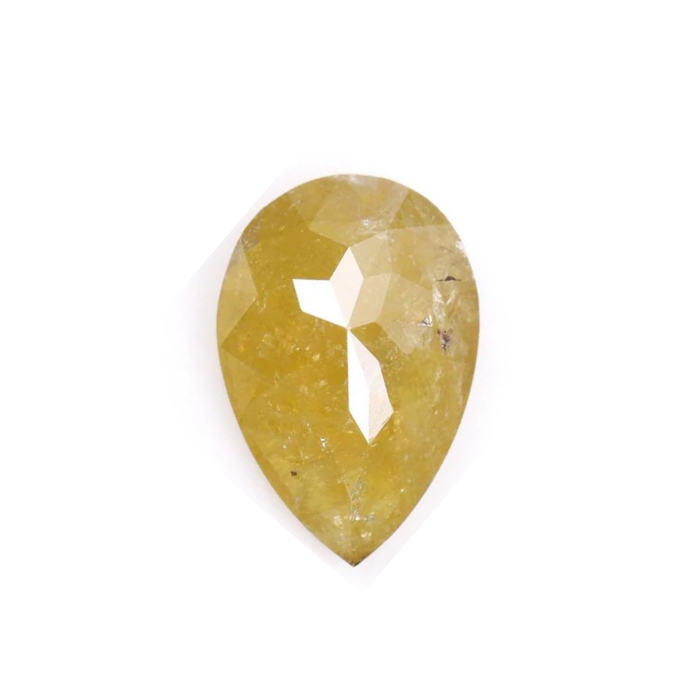 yellow pear salt & pepper diamond