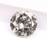 salt and pepper round brilliant cut diamond