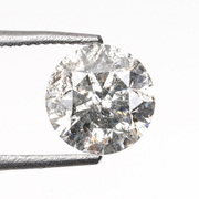 Salt And Pepper Diamond Round Brilliant Cut Diamond